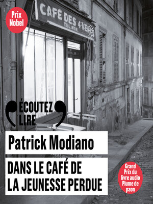 cover image of Dans le café de la jeunesse perdue